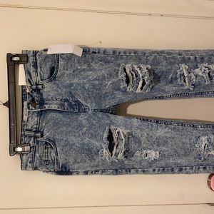 Acid blue Jeans. Never worn before